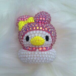 My Melody Rubber Duck, Bling, Hello Kitty Friends, Bedazzle, Fun Gift
